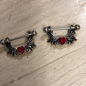 Nipple shields body jewelry